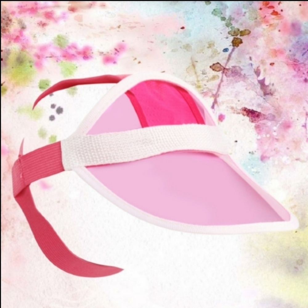 CLEAR PINK ☆ CUTE & TRENDY ☆ PET VISOR ☆ NWT